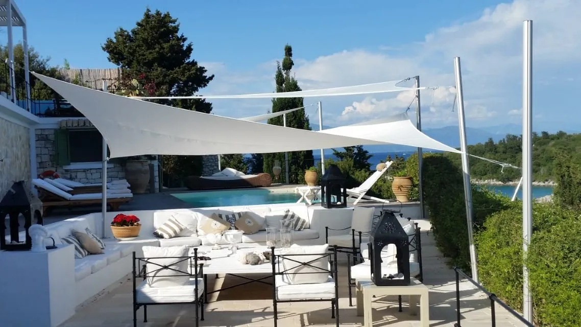 Rezidenčná realizácia tieniacich plachiet Ingenua